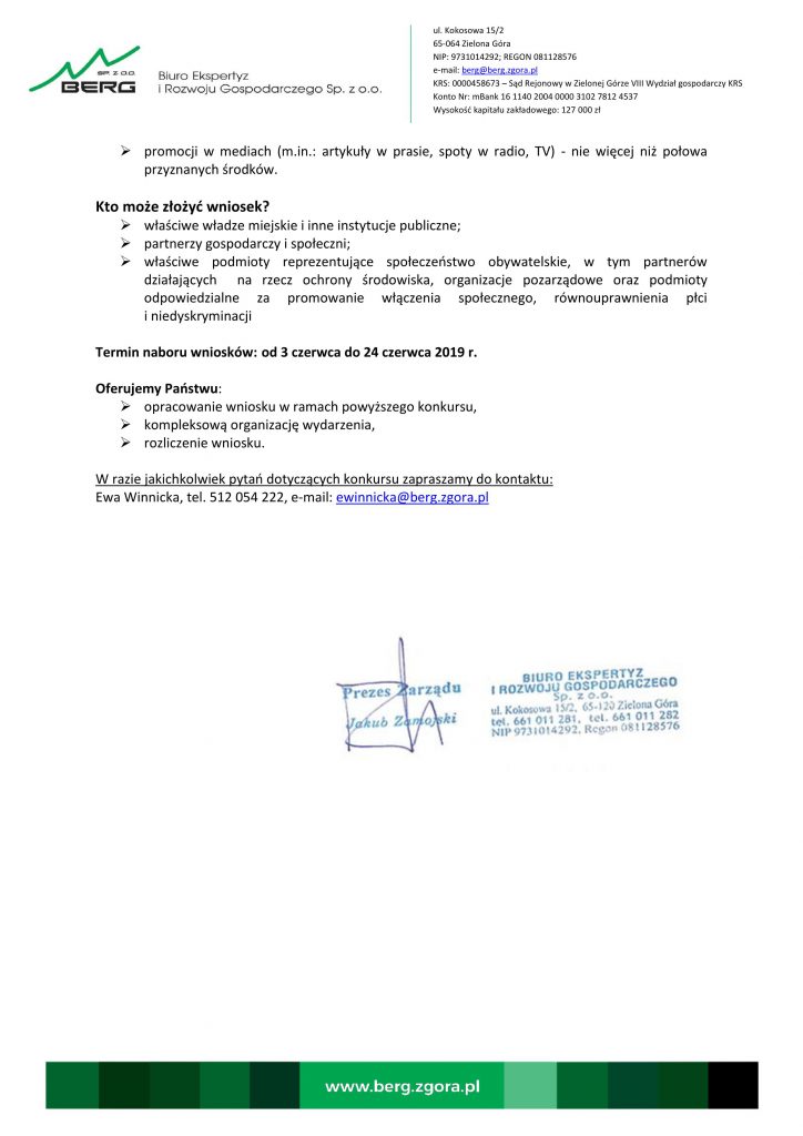 Skan ogłoszenia urzędu