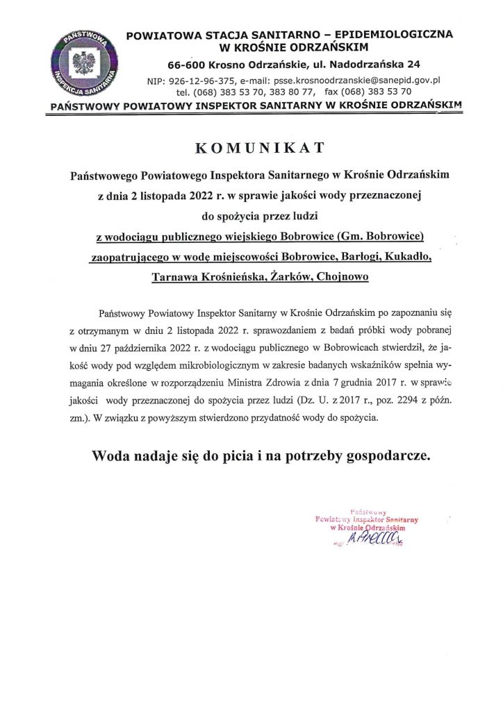 Skan ogłoszenia urzędu