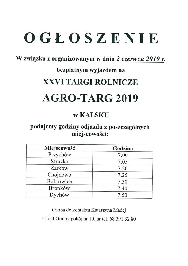Skan ogłoszenia urzędu