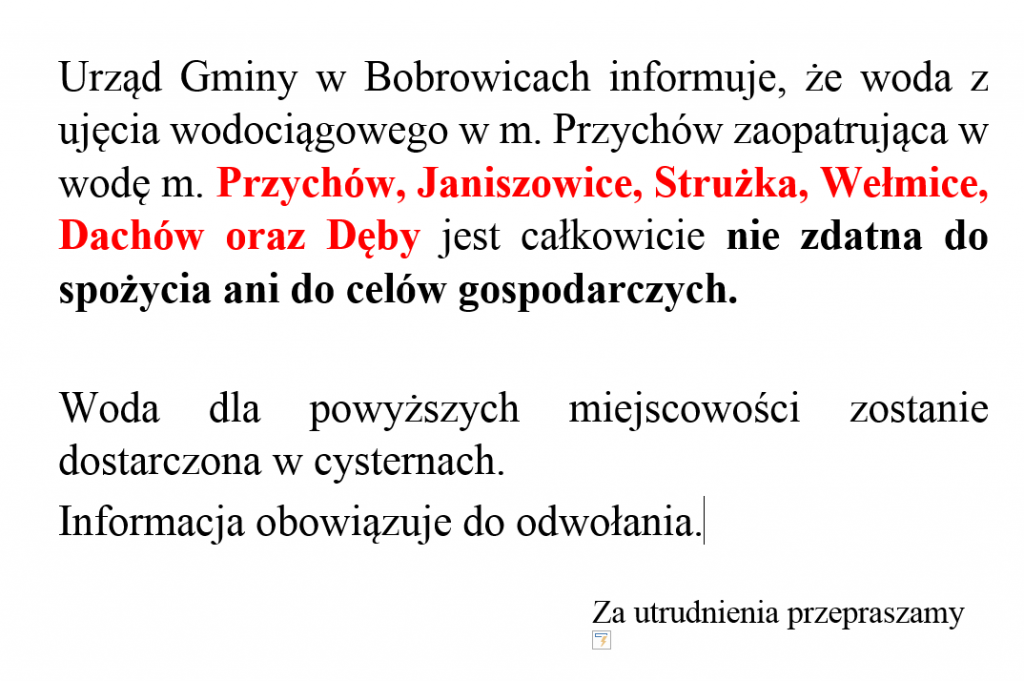 Skan ogłoszenia urzędu